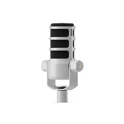 RODE PodMic Dynamic Podcasting XLR Microphone, White