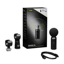 SHURE MoveMic 88+ Wireless Video Microphone, Black