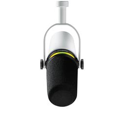 SHURE MV7+ XLR/USB Microphone, White