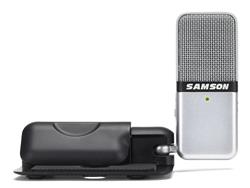 SAMSON Microphone portatif à condensateur USB, argent