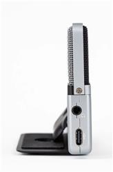 SAMSON Microphone portatif à condensateur USB, argent