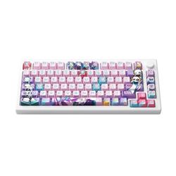 Akko MOD007 PC Customizable Mechanical Keyboard, 7th Anniversary Special Edition, Cream Yellow Magnetic Switch