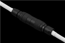 DROP Black and White Coiled Keyboard Cable – Black-on-White – YC8