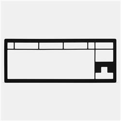 Drop CSTM80 Sans pavé numérique (TKL, 80 %), Noir