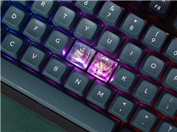 Keychron Artisan Keycap Whelk - Blue Resin SA Keycaps