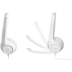 Logitech H390 Stereo Headset - Noise-Canceling Mic - Off White