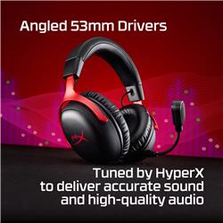 HYPERX Cloud III S – Wireless Gaming Headset - Red