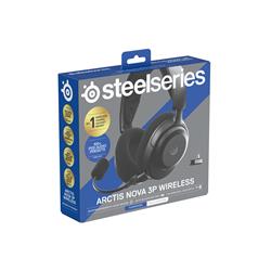SteelSeries Arctis Nova 3P - Wireless Multiplatform Headset - Black(Open Box)