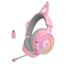 Razer Kraken Kitty V3 Pro Wireless RGB Gaming Headset Quartz Kitty