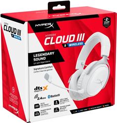 HyperX Cloud III S – Wireless Gaming Headset - White
