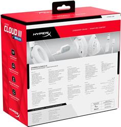 HyperX Cloud III S – Wireless Gaming Headset - White
