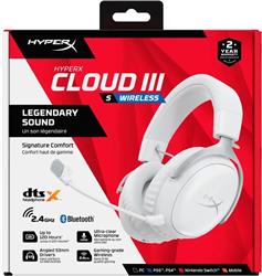 HyperX Cloud III S – Wireless Gaming Headset - White