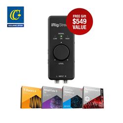 IK Multimedia Interface audio stéréo iRig Stream, Noir