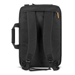SAC À DOS / SERVIETTE D'ORDINATEUR PORTABLE HYBRIDE SOLO DUANE 15,6 POUCES - NOIR / BEIGE