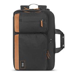 SAC À DOS / SERVIETTE D'ORDINATEUR PORTABLE HYBRIDE SOLO DUANE 15,6 POUCES - NOIR / BEIGE