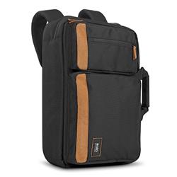 SAC À DOS / SERVIETTE D'ORDINATEUR PORTABLE HYBRIDE SOLO DUANE 15,6 POUCES - NOIR / BEIGE