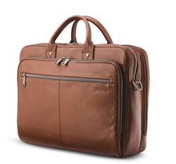 SAMSONITE Classic Leather 15,6" Toploader, Cognac