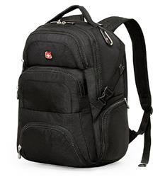 Swiss Gear 17.3" Laptop and Tablet Backpack, Black