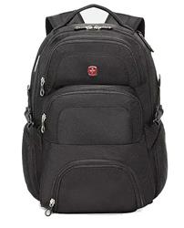 Swiss Gear 17.3" Laptop and Tablet Backpack, Black