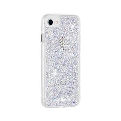 Étui Case-Mate Twinkle Stardust avec Micropel pour iPhone SE (2020)/8/7/6s/6