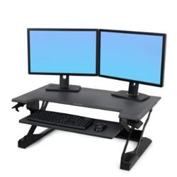 ERGOTRON Stand Workfit-TL Sit-Stand Premium Workstation (Black), 33-406-085