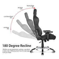 AKracing Premium Series Gaming Chair, Black(Open Box)