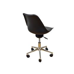 Uncaged Ergonomics ATC-B, Active Task Chair that swivels 360, with auto-locking wheels and balance chair design (Black)