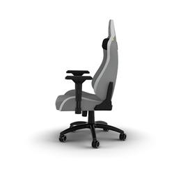 CORSAIR TC200 Fabric Gaming Chair - Standard Fit, Light Grey / White