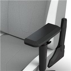CORSAIR TC200 Fabric Gaming Chair - Standard Fit, Light Grey / White