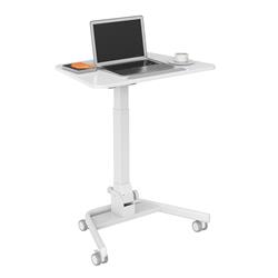 iCAN Height Adjustable Foldable and Portable Laptop Computer Desk Cart