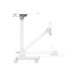 iCAN Height Adjustable Foldable and Portable Laptop Computer Desk Cart