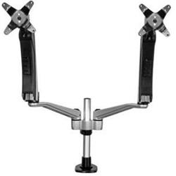 StarTech - Support à moniteur double bras - Ajustement de la hauteur facile - Bras interchangeables avec articulation - Pris...