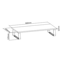 Brateck (STB-111) - Support pour écran ou repose-pied en bois