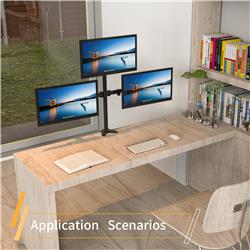 iCAN - Support pour 3 moniteurs de 17 à 27 po