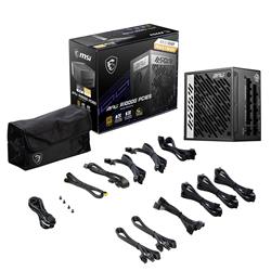 MSI MPG A1000G PCIe5, entièrement modulaire et compacte, Alimentation