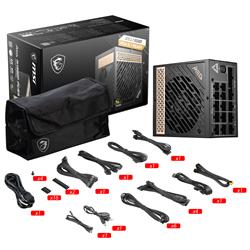 MSI MEG Ai1300P PCIE5, Fully Modular, 80+ Platinum, Power Supply