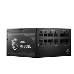 MSI MAG A650GL, Fully Modular Compact, 80+ Gold, Power Supply