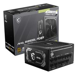 MSI MAG A1250GL PCIe5, entièrement modulaire et compacte,Alimentation