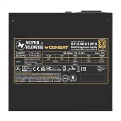 Super Flower Combat FG 650W Bloc d'alimentation Gold ATX 3.1