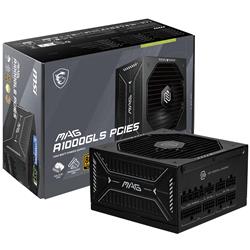 MSI MAG A1000GLS PCIE5, Fully Modular Compact, 80+ Gold, Power Supply