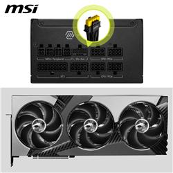 MSI MAG A1000GLS PCIE5, Fully Modular Compact, 80+ Gold, Power Supply