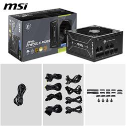 MSI MAG A750GLS PCIE5, Fully Modular Compact, 80+ Gold, Power Supply