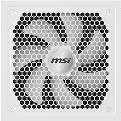 MSI Bloc d'alimentation 1000 W certifié 80 PLUS Gold ATX, Blanc
