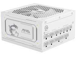 MSI 1000W 80 PLUS Gold Certified ATX Power Supply, White