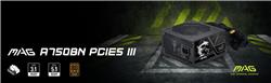MSI 750W Bronze ATX Power Supply, Black(Open Box)
