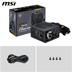 MSI 750W Bronze ATX Power Supply, Black(Open Box)