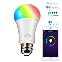 JINVOO (SM-R65N) - Ampoule intelligente Wi-Fi 8 W E27 RVBW
