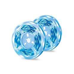 TP-Link Kasa Bande lumineuse intelligente, RVB multicolore, 32,8 pieds (2 rouleaux de 16,4 pieds), bande LED Wi-Fi fonctionn...