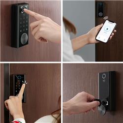 Eufy Smart Lock with Auto-Lock Sensor, 5-in-1 Entry with Fingerprint