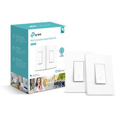 TP-LINK (HS210 KIT) 2-Location Wi-Fi Smart Switch Kit, 3-Way Switch(Open Box)